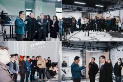 <b>取会嘉宾通过切身景互动</b> 